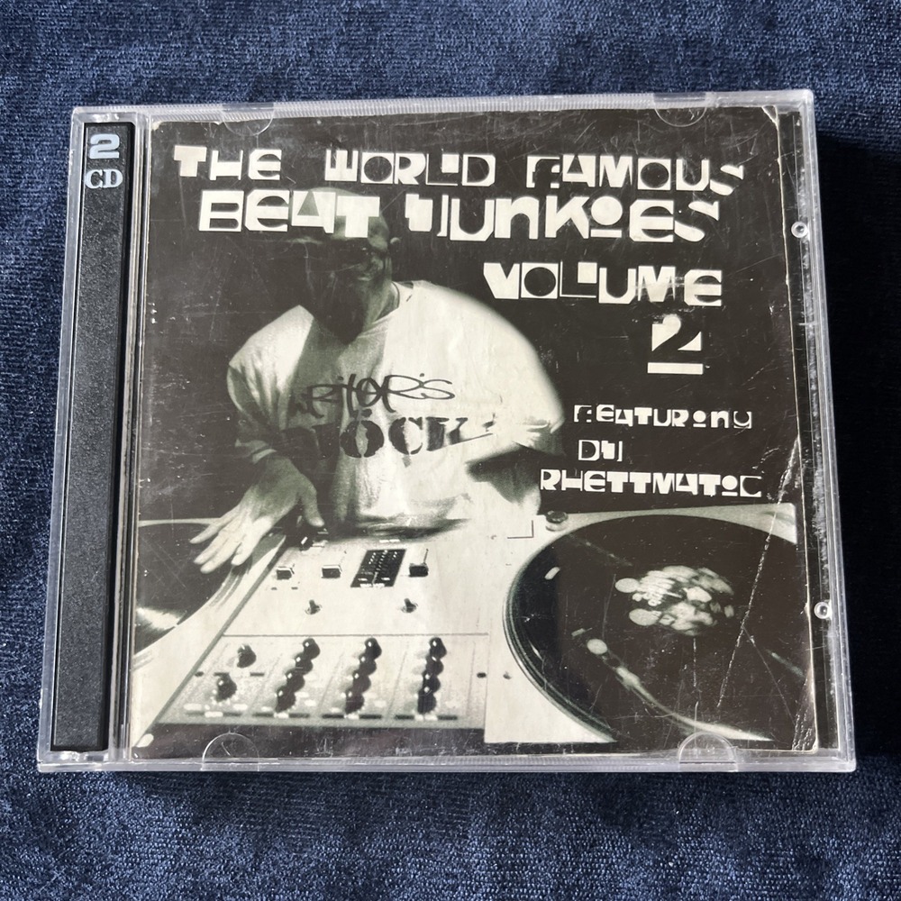 The World Famous Beat Junkies Vol 2 DJ Rhettmatic 2-CD BlackBerry Records 1999